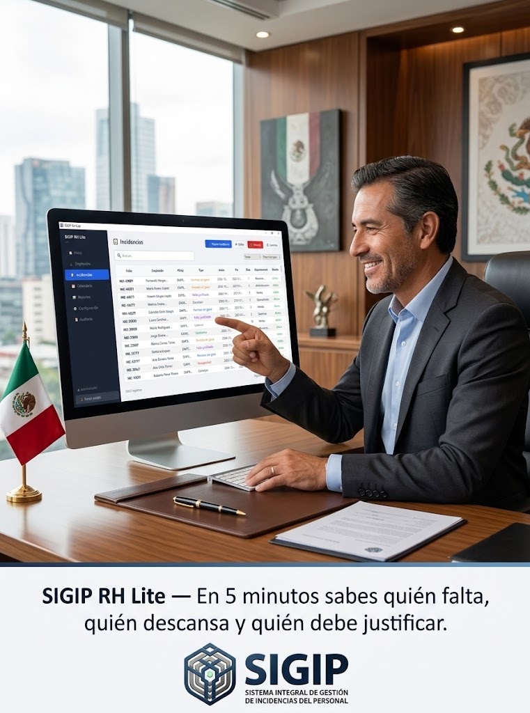 Director usando SIGIP